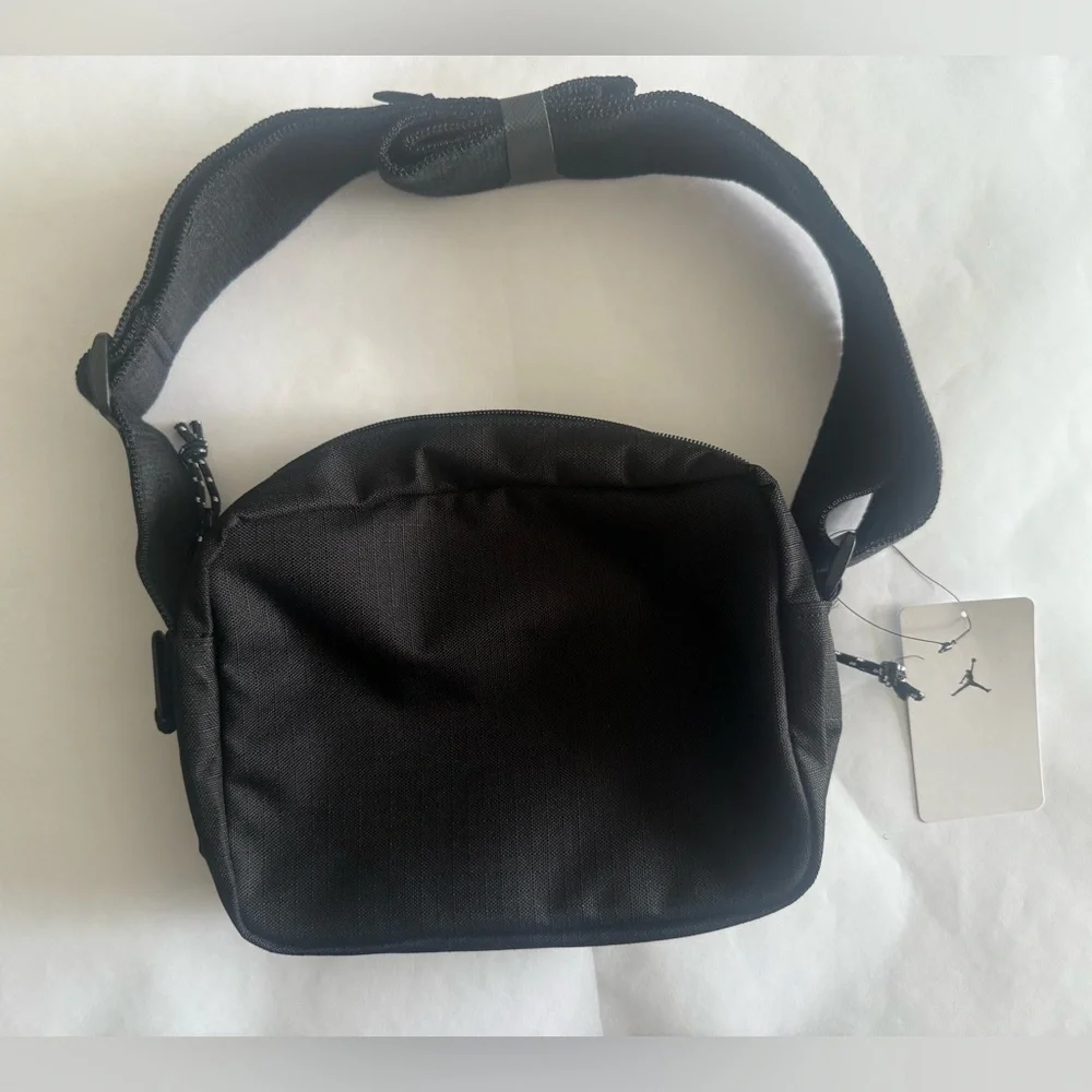 Jordan Black Crossbody Bag with Adjustable Strap